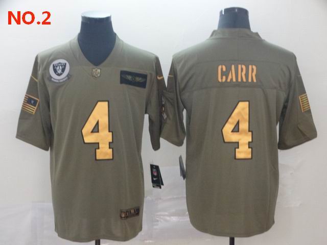 Men's Las Vegas Raiders 4 Derek Carr Jesey NO.2;